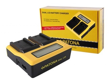 Ładowarka PATONA podwójna LCD USB do Sony NP-FZ100