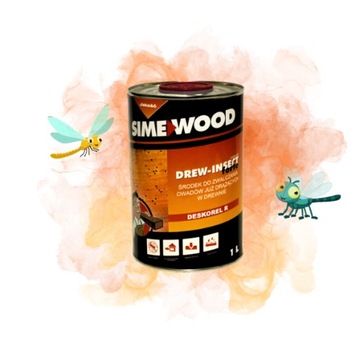 FARKOM DREW-INSECT FORTE 1L ŚRODEK DO ZWALCZANIA OWADÓW W DREWNIE