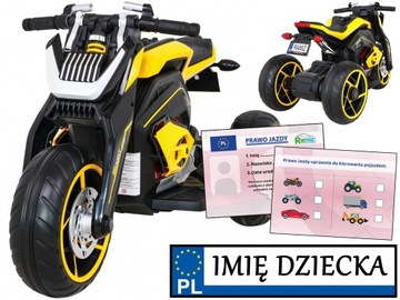 MOTOR NA AKUMULATOR stabilny pojazd elektryczny dla dzieci FUTURE