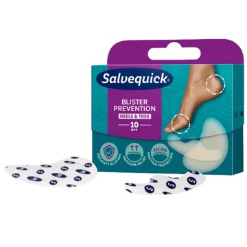 Plastry HYDROŻELOWE na PĘCHERZE 10szt. SALVEQUICK