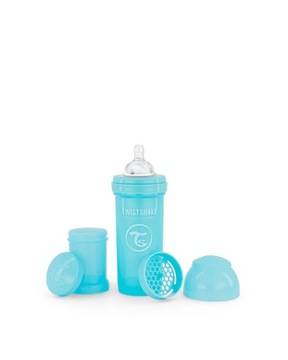 Butelka antykolkowa Twistshake niebieska 260ml 2m+