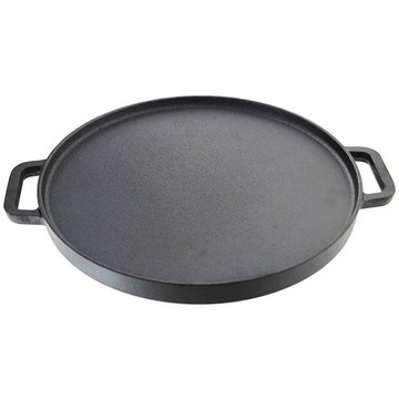 PATELNIA ŻELIWNA DWUSTRONNA PŁYTA GRILLOWA 30CM