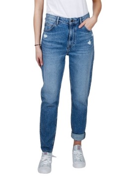 Spodnie jeansowe z przetarciami Jeansy Cross Jeans MOM FIT Joyce 31/30