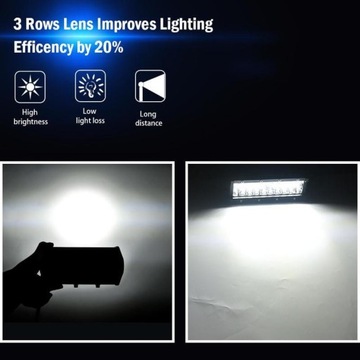 Светодиодный рабочий фонарь галогенный прожектор 180 Вт QUAD ATV