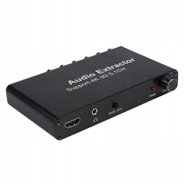 EKSTRAKTOR HDMI 5.1-KANAŁOWY KONWERTER HDCP 4K