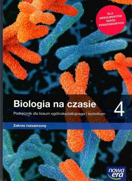 Biologia na czasie 4 zakres rozszerzony podręcznik Nowa Era
