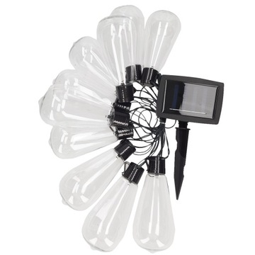LAMPKI SOLARNE LED GIRLANDA ŻARÓWKI OGRODOWE