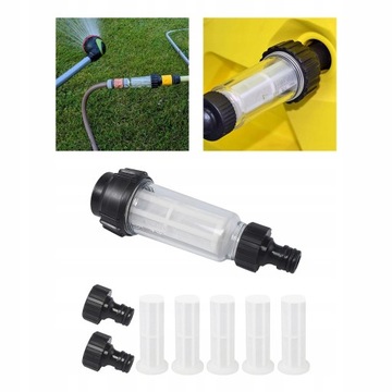 Детали для осадочного фильтра для садового шланга, 9 шт.