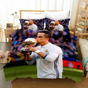 POŚCIEL Z WZOREM CRISTIANO RONALDO POSZWA NA KOŁDRĘ Z POSZEWKĄ NA PODUSZKĘ
