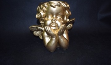 Вазон, чехол-ангел для искусственных цветов