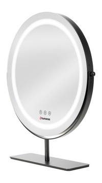 Зеркало для макияжа Humanas HS-HM Scarlet со светодиодной подсветкой, черное