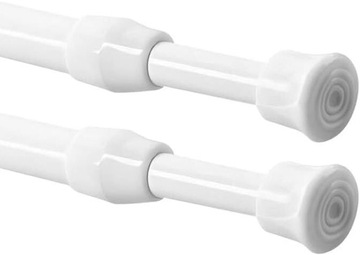 DRĄŻEK ROZPOROWY PRYSZNICOWY TELESKOPOWY KARNISZ REGULOWANY 55-90CM