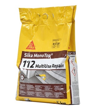 SIKA MONOTOP 112 5KG ZAPRAWA CEMENTOWA NAPRAWCZA DO BETONU MULTIUSE
