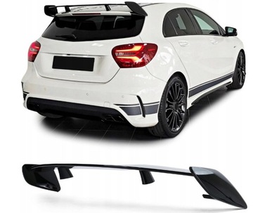 SPOILER LOTKA MERCEDES W176 A35 A45 CZARNY POŁYSK
