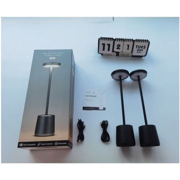 СОВРЕМЕННАЯ СВЕТОДИОДНАЯ НОЧНИЦА TOUCH TOUCH НАСТОЛЬНАЯ ЛАМПА ДЛЯ СПАЛЬНИ 2 EL