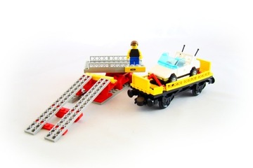Lego City Trains 4544 Car Transport Wagon with Car