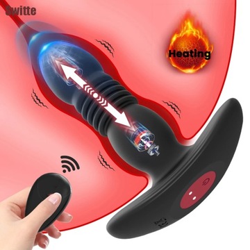 Telescopic Prostate Massager Wireless Anal Vibrator Sex Toys for Men Male M