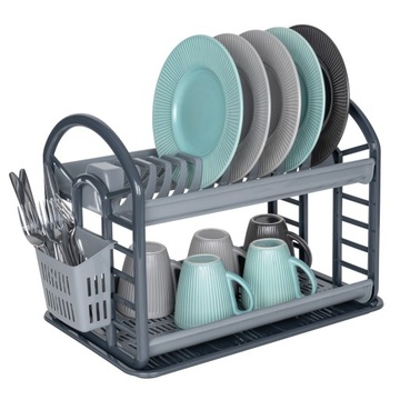 DWUPOZIOMOWA SUSZARKA DO NACZYŃ DUNYA OCIEKACZ ANTRACYTOWY