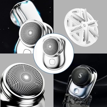 Мини-электробритва, мини-бритва для бороды для мужчин, USB-портативная