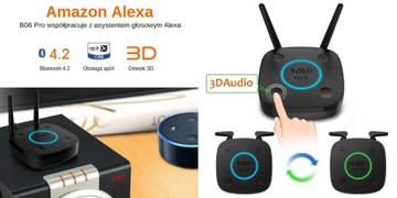 Приемник B06 Pro Bluetooth 5.0 1Mii aptX HD 60 м