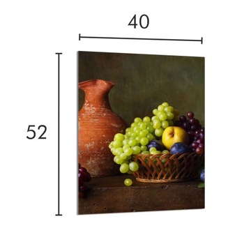 SZKLANA DESKA DO KROJENIA 40x52 Winogrono DO KUCHNI