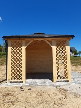 САДОВАЯ БЕСЕДКА ДЕРЕВЯННЫЙ ДОМ ДЛЯ ИНСТРУМЕНТОВ 2В1 ПРЕМИУМ ХИТ