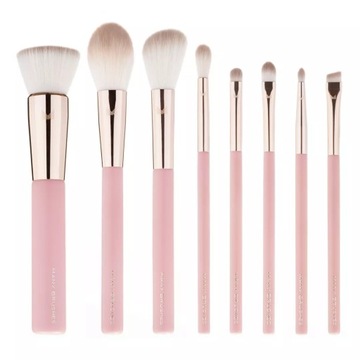 Множество кистей Набор из 8 веганских кистей «Роза».
