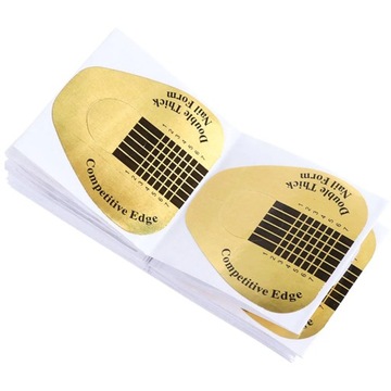 БОЛЬШОЙ шаблон, формы для наращивания ногтей, 100 шт.