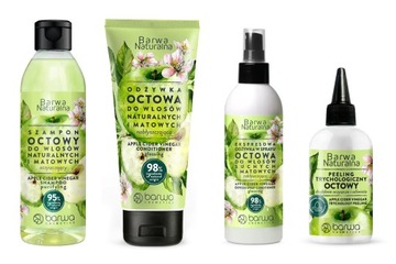 BARWA OCTOWA ZESTAW SZAMPON 500 + ODŻYWKA + ODŻ. SPRAY + PEELING DO SKÓRY