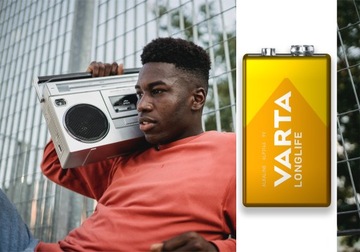 ЩЕЛОЧНАЯ БАТАРЕЯ VARTA 9V 6LR61 6F22 LONGLIFE