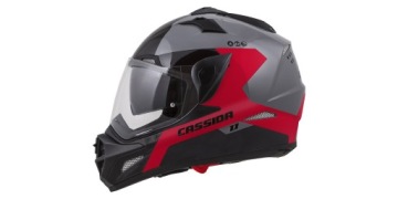 Шлем CASSIDA MOTOCYCLE Spectre FLU/RED PINLOCK M