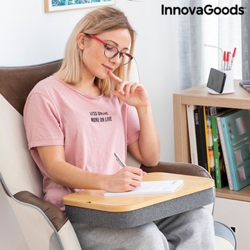 Портативный столик для ноутбука с подносом и местом для хранения