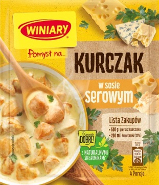 Winiary POMYSŁ NA KURCZAK w sosie SEROWYM 28g