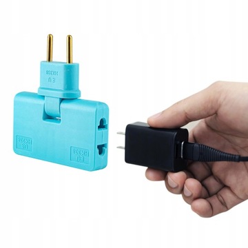 Адаптер питания европейского стандарта с вращением на 180 градусов