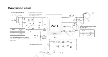 Зарядное устройство USB-C 3А Li-Ion/Li-Pol 3,6В/3,7В IP2312