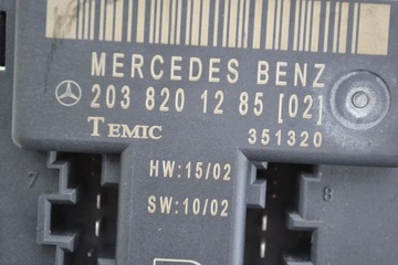 MERCEDES-BENZ C W203 2003 JINÉ VYBAVENÍ ELEKTRICKÉ