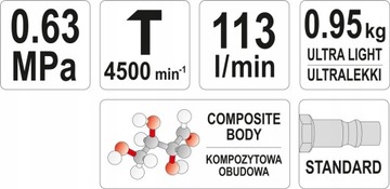 КОМПОЗИТНЫЙ ПНЕВМАТИЧЕСКИЙ МОЛОТОК ЯТО