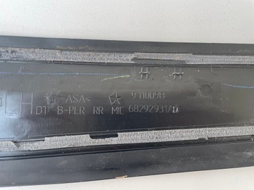 DODGE RAM 1500 19 2019-2023 LIŠTA DVEŘE LEVÝ ZADNÍ 68292931AD