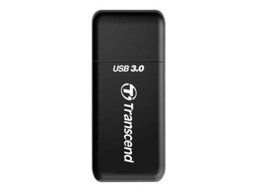 TRANSCEND TS-RDF5K Кардридер Transcend USB 3.1 Gen 1 SD/microSD черный