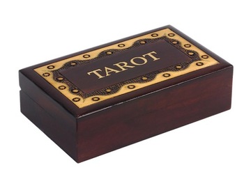 KARCIARKA деревянная шкатулка для карт ТАРО