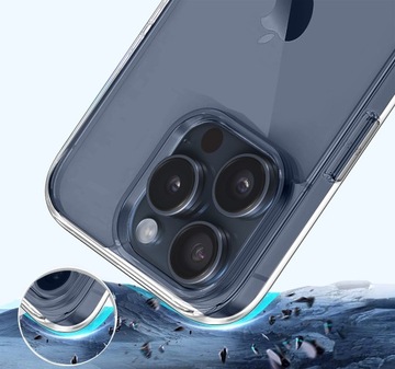 ТОНКИЙ ПРОЗРАЧНЫЙ ЧЕХОЛ для iPhone 15 Pro | + СЗКЛО 9Н