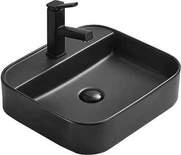 MEXEN SOFIA UMYWALKA NABLATOWA 45 x 40 CZARNA MAT