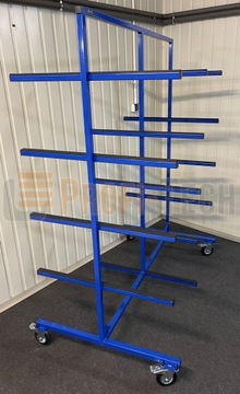 Мобильный консольный стеллаж для балок длинной балки