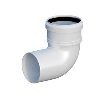 kolano spalinowe PP 80 mm x 90°. RICOM SING