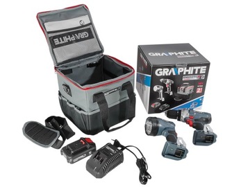 Набор электроинструментов Graphite Energy+ 18V 58G016