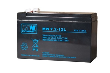 AKUMULATOR AGM 12V 7.2Ah MW 7.2-12L