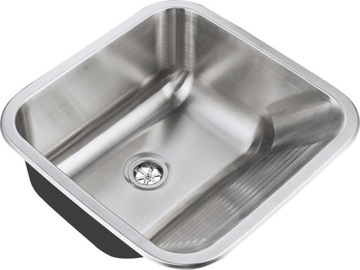 KOMORA GOSPODARCZA ZLEWOZMYWAK STAL MATOWA 45