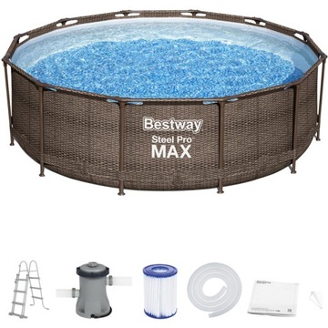 Bestway FRAME для бассейна из ротанга 366x100см 9в1 56709