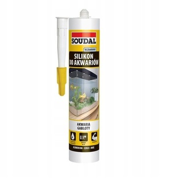 SOUDAL silikon do akwarium bezbarwny 280 ml