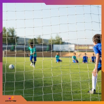 Усиленная сверхпрочная металлическая сетка для футбольных ворот 300x200x90 см